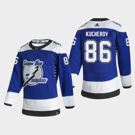 Miehille NHL Tampa Bay Lightning Pelipaita Nikita Kucherov 86 2020-21 Reverse Retro Authentic Miehille NHL Tampa Bay Lightning Pelipaita Nikita Kucherov 86 2020-21 Reverse Retro Authentic
